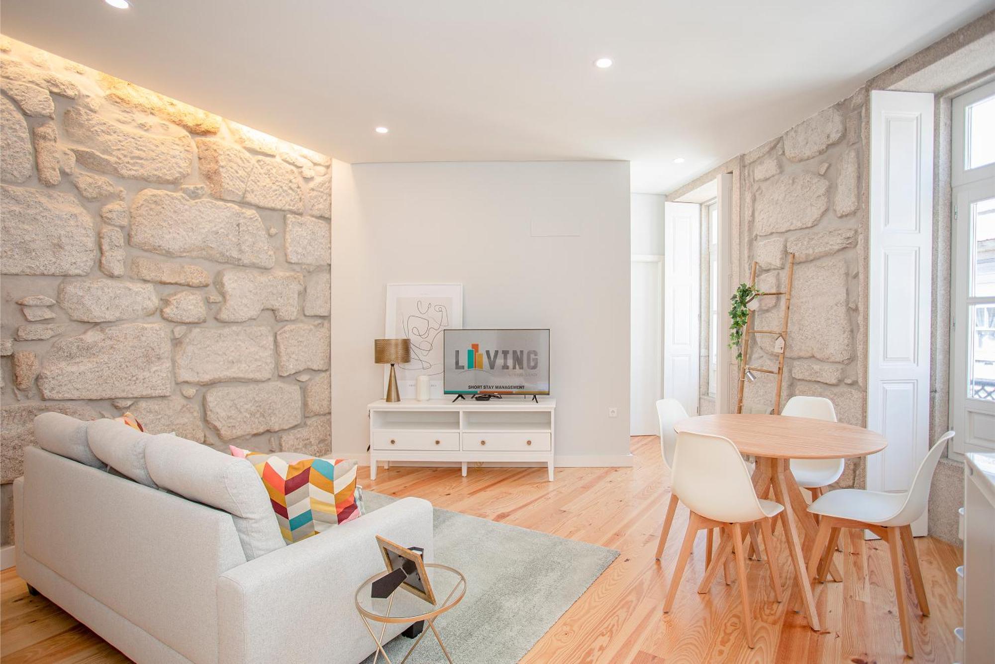 Liiiving In Porto - Aliados Stone Apartment Bagian luar foto