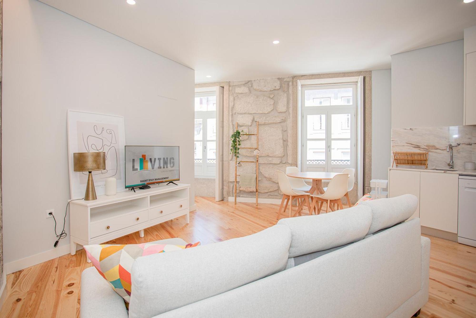 Liiiving In Porto - Aliados Stone Apartment Bagian luar foto