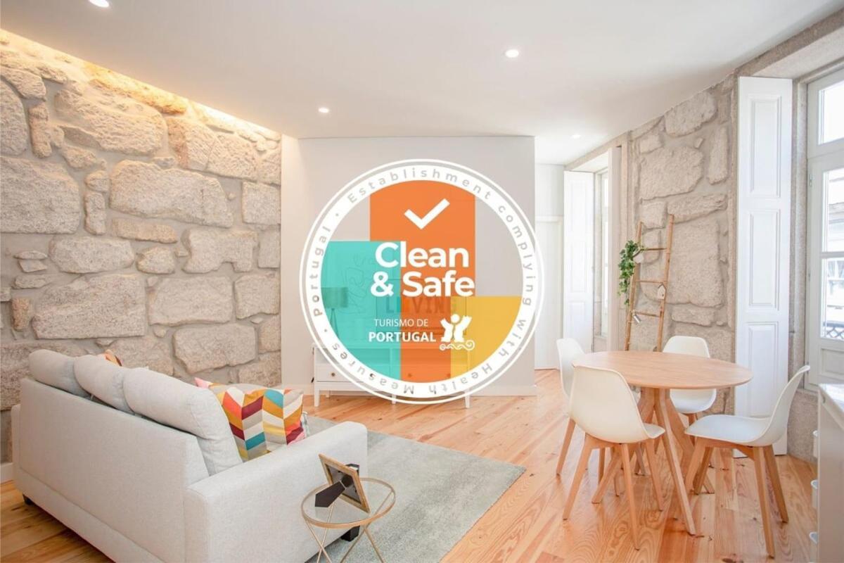 Liiiving In Porto - Aliados Stone Apartment Bagian luar foto